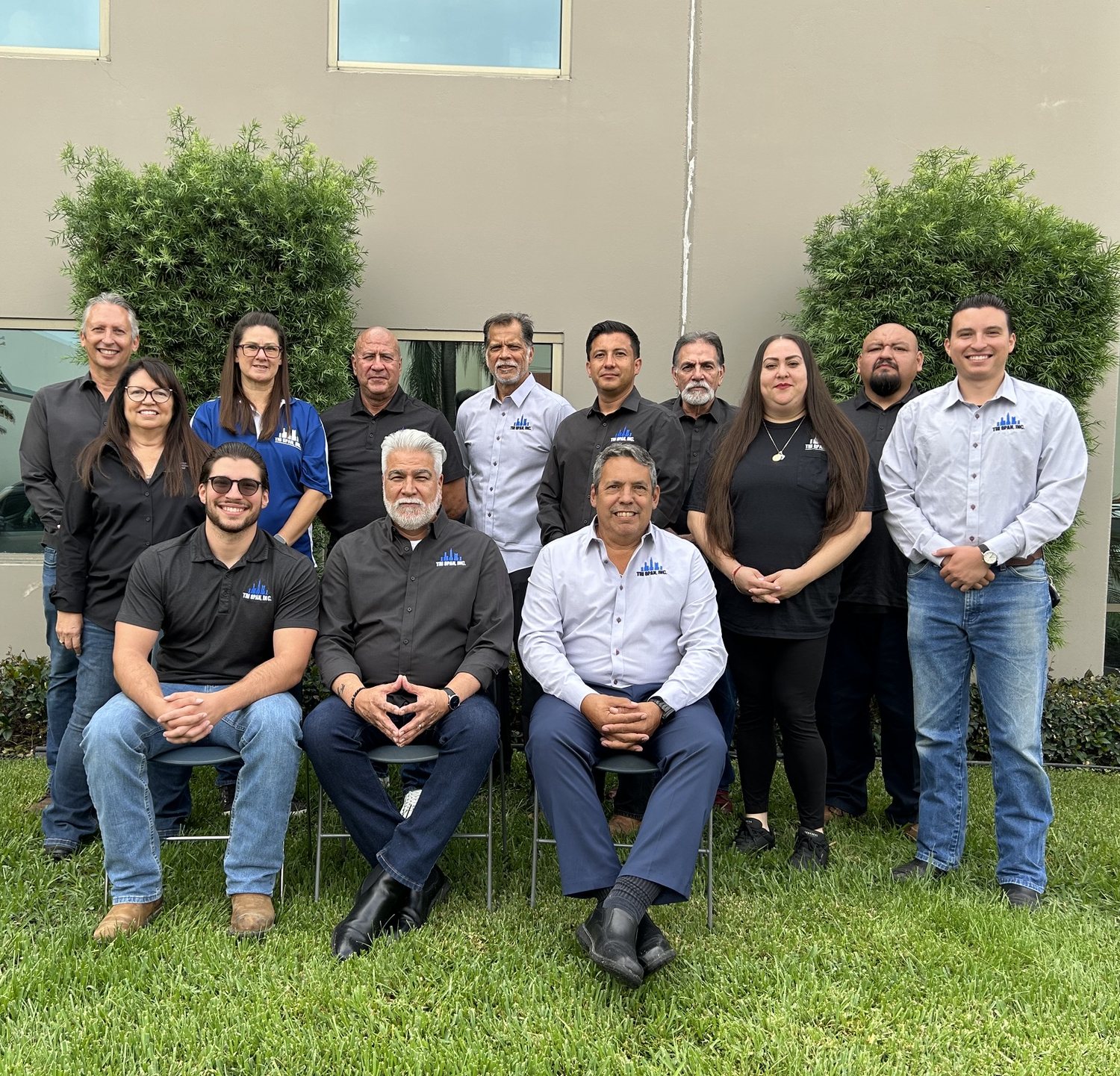 The Tri Span, Inc. team outside the company offices
